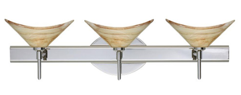 Besa Wall Hoppi Chrome Mocha 3x3W LED (127|3SW-191383-LED-CR)