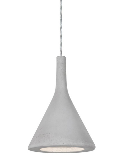 Besa Gala Pendant For Multiport Canopy, Natural, Satin Nickel Finish, 1x9W LED (127|J-GALANA-LED-SN)