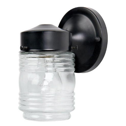 1 Light Outdoor Wall Lantern (42|9946BK)
