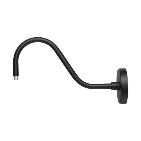 14.5 Inch Outdoor Goose Neck Wall Mount (42|936304BK)