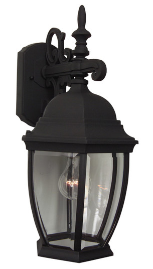 Bent Glass Cast 1 Light Medium Outdoor Wall Lantern in Textured Black (20|Z284-TB)