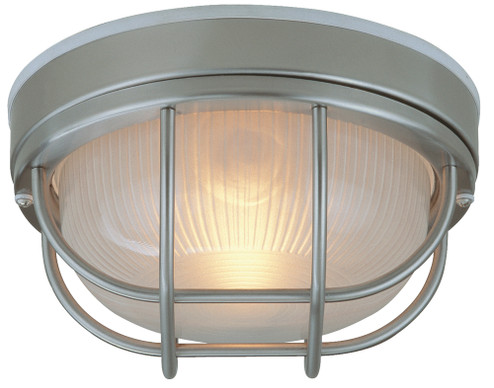 Round Bulkhead 1 Light Large Flush/Wall Mount in Stainless Steel (20|Z395-SS)