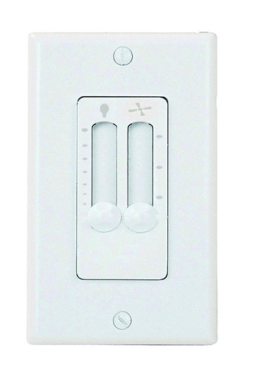 4 Speed Fan/Full Range Light Control-LED - White (20|CM-7W-LED)