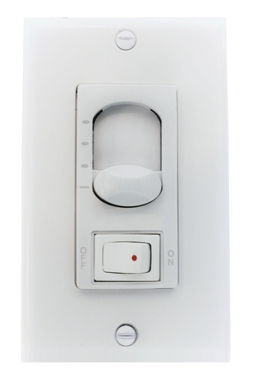 3 Speed Fan/ On-Off Light Control - White (20|CM-8W)
