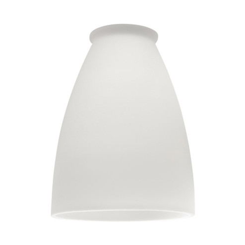 2 1/4'' Glass- Frosted Matte White, Slim Cone (20|411W)