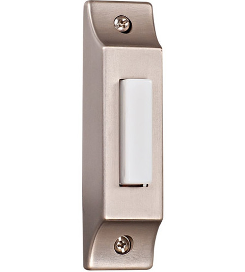 Surface Mount Die-Cast Builder's Series LED Lighted Push Button in Pewter (20|BSCB-PW)