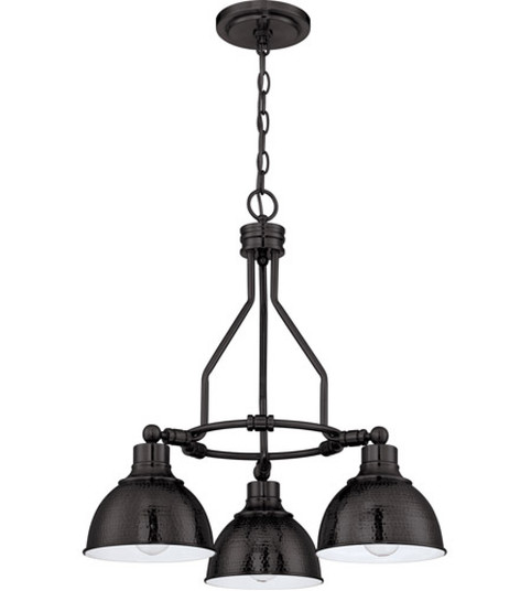 Timarron 3 Light Down Chandelier in Aged Bronze Brushed (20|35923-ABZ)