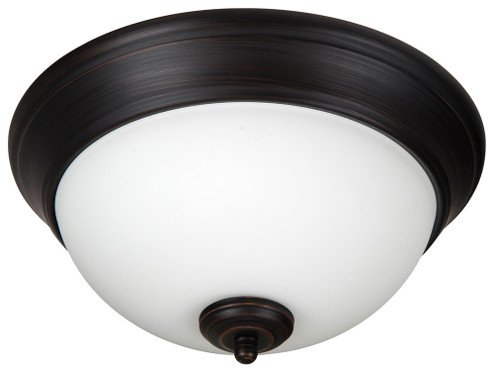 Pro Builder 11'' 2 Light Flushmount in Aged Bronze Brushed (20|XP11ABZ-2W)