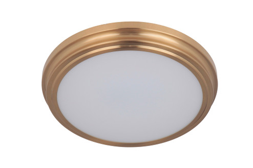 X66 Series 1 Light 13'' LED Flushmount in Satin Brass (20|X6613-SB-LED)