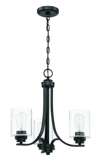 Bolden 3 Light Chandelier in Flat Black (20|50523-FB)