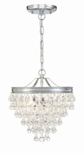 Calypso 13'' Crystal Teardrop Polished Chrome Chandelier (205|130-CH)