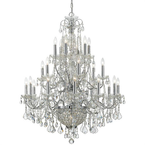 Imperial 26 Light Hand Cut Crystal Polished Chrome Chandelier (205|3229-CH-CL-MWP)