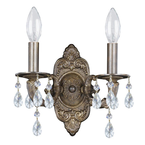 Paris Market 2 Light Spectra Crystal Venetian Bronze Sconce (205|5022-VB-CL-SAQ)