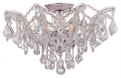 Maria Theresa 5 Light Swarovski Strass Crystal Polished Chrome Semi Flush Mount (205|4437-CH-CL-S)