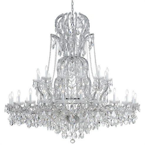 Maria Theresa 37 Light Spectra Crystal Polished Chrome Chandelier (205|4460-CH-CL-SAQ)