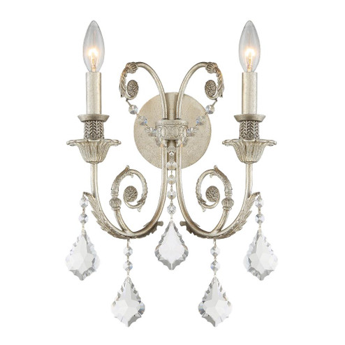 Regis 12.5'' Hand Cut Crystal Olde Silver Sconce (205|5112-OS-CL-MWP)
