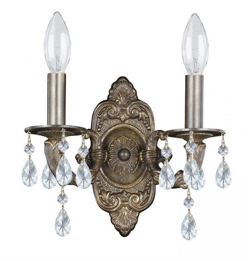 Paris Market 2 Light Swarovski Strass Crystal Venetian Bronze Sconce (205|5022-VB-CL-S)