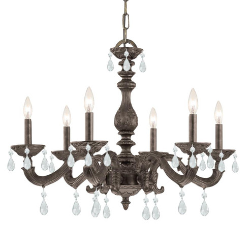 Paris Market 6 Light Spectra Crystal Venetian Bronze Chandelier (205|5036-VB-CL-SAQ)