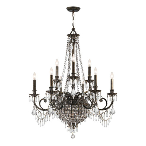Vanderbilt 34'' Hand Cut Crystal English Bronze Chandelier (205|5168-EB-CL-MWP)