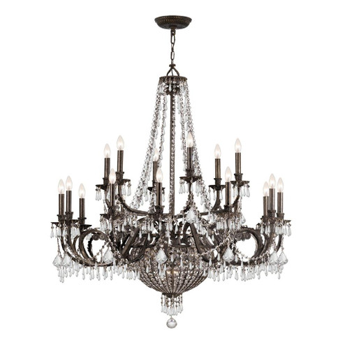 Vanderbilt 23 Light Hand Cut Crystal English Bronze Chandelier (205|5169-EB-CL-MWP)