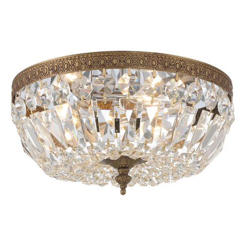 Waltham 12'' Clear Hand Cut Olde Brass Flush Mount (205|712-OB-CL-MWP)
