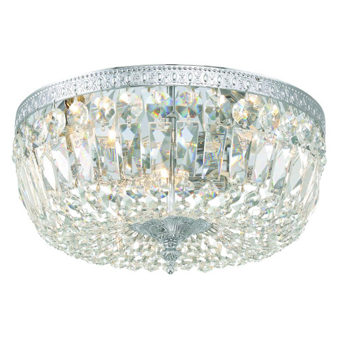 Waltham 14'' Swarovski Spectra Crystal Polished Chrome Flush Mount (205|714-CH-CL-SAQ)
