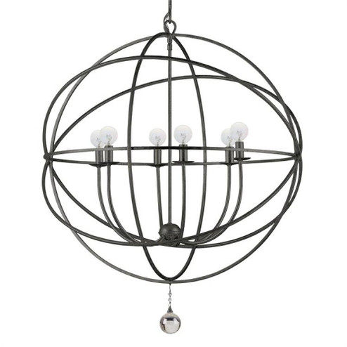 Solaris 6 Light English Bronze Sphere Chandelier (205|9226-EB)