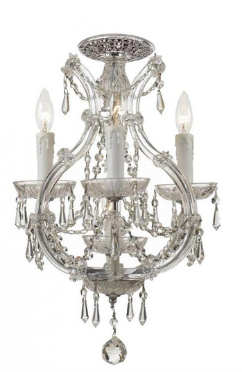 Maria Theresa 4 Light Hand Cut Crystal Polished Chrome Semi Flush Mount (205|4473-CH-CL-MWP_CEILING)
