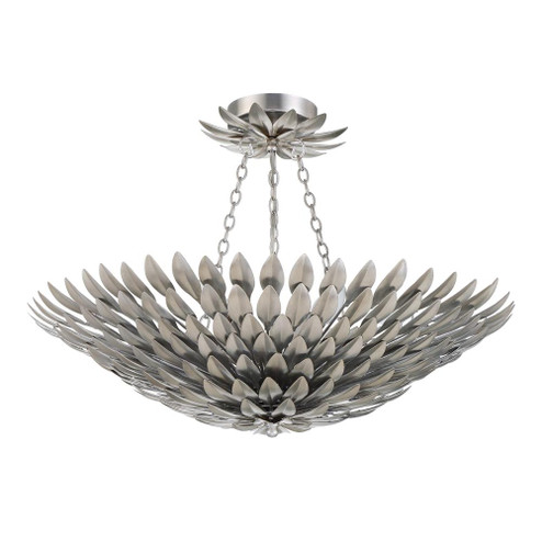 Broche 24.5'' Antique Silver Semi Flush Mount (205|517-SA_CEILING)