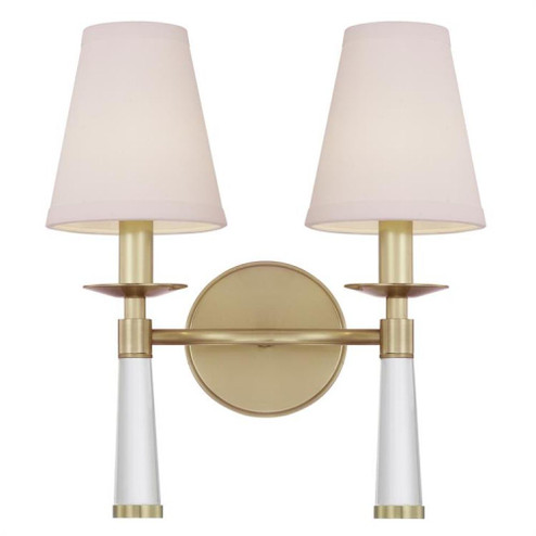 Baxter 2 Light Aged Brass Sconce (205|8862-AG)