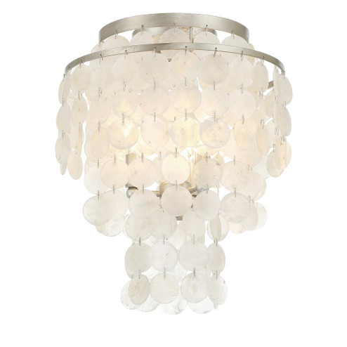 Brielle 13'' Antique Silver Flush Mount (205|BRI-3003-SA)