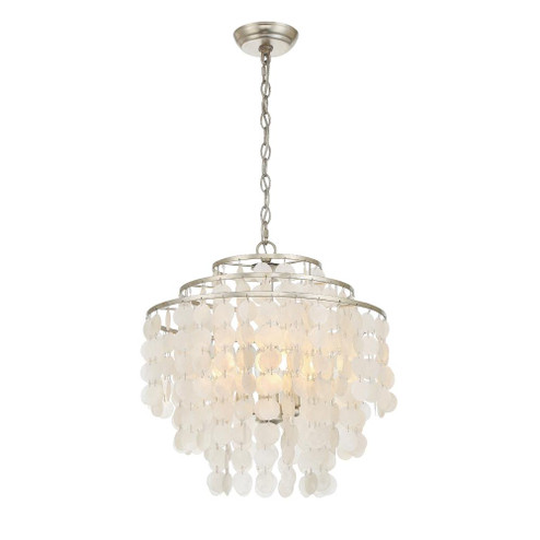 Brielle 4 Light Antique Silver Chandelier (205|BRI-3008-SA)