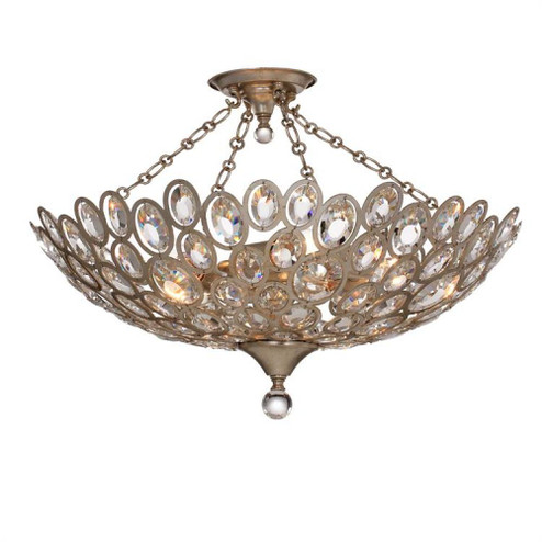 Sterling 3 Light Distressed Twilight Semi Flush Mount (205|7584-DT_CEILING)