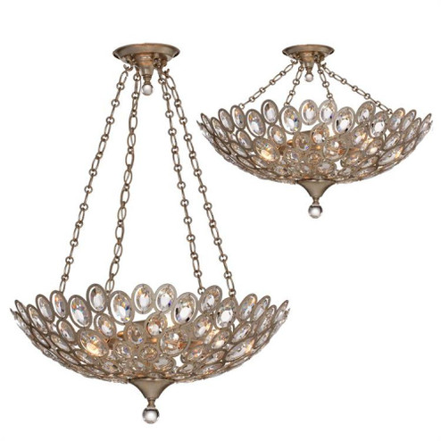 Sterling 5 Light Distressed Twilight Chandelier (205|7587-DT)