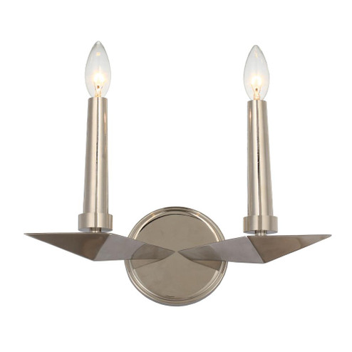 Palmer 11.75'' Wide 2 Light Polished Nickel Sconce (205|7592-PN)