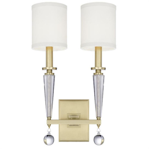 Paxton 2 Light Aged Brass Sconce (205|8102-AG)