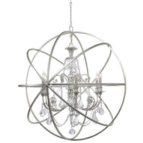 Solaris 40'' Olde Silver Chandelier (205|9219-OS-CL-MWP)