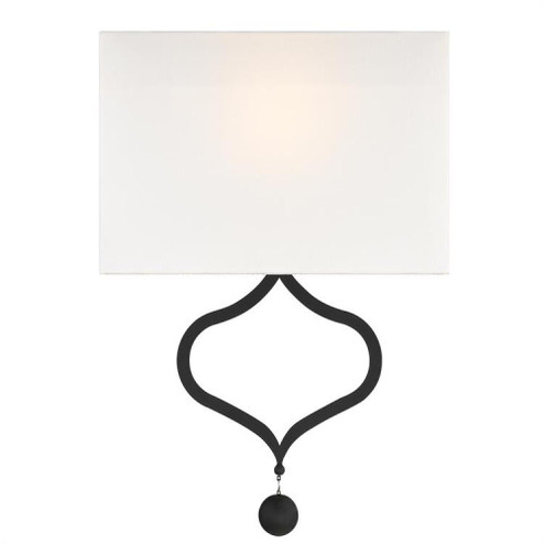 Derby 2 Light Black Forged Wall Mount (205|DER-401-BF)