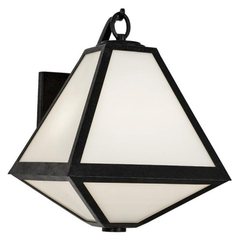 Brian Patrick Flynn for Crystorama Glacier 2 Light Black Charcoal Outdoor Sconce (205|GLA-9722-OP-BC)