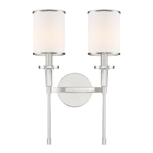 Hatfield 2 Light Polished Nickel Sconce (205|HAT-472-PN)