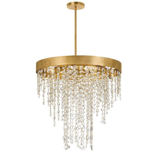 Winham 5 Light Antique Gold Crystal Chandelier (205|WIN-615-GA-CL-MWP)