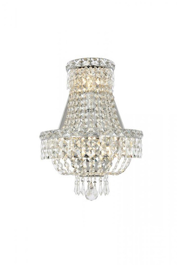 Tranquil 3 light Chrome Wall Sconce Clear Royal Cut Crystal (758|V2528W12C/RC)