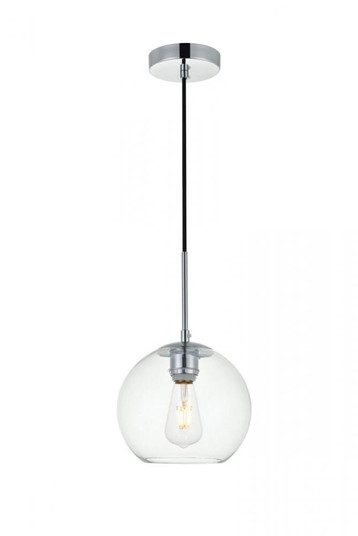Baxter 1 Light Chrome Pendant With Clear Glass (758|LD2206C)