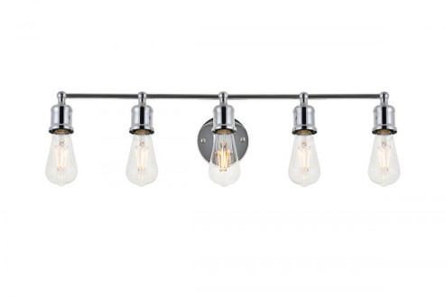 Serif 5 light chrome Wall Sconce (758|LD4028W29C)