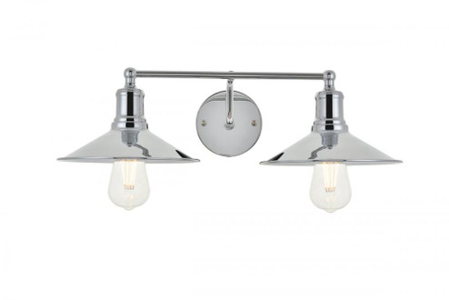 Etude 2 light chrome Wall Sconce (758|LD4033W21C)