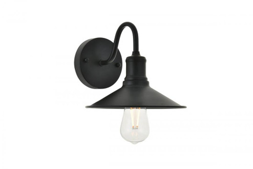 Etude 1 light black Wall Sconce (758|LD4033W9BK)