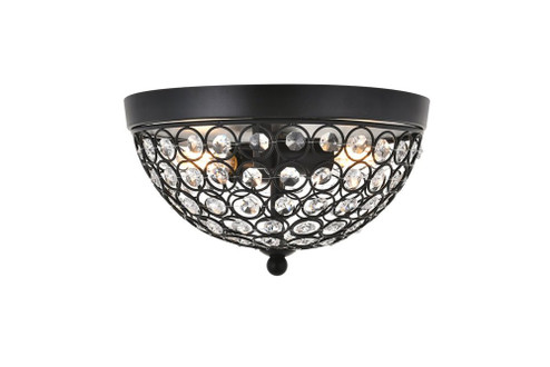 Taye 2 Light Matte Black Flush Mount (758|LD5012F10MB)