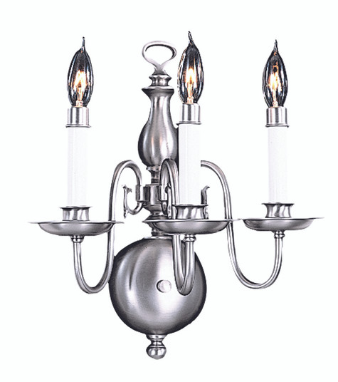 3-Light Satin Pewter Jamestown Sconce (84|9123 SP)