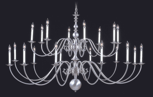 20-Light Polished Brass Jamestown Foyer Chandelier (84|9145 PB)