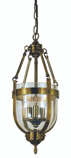 3-Light Antique Brass Hannover Mini-Chandelier (84|1013 AB)